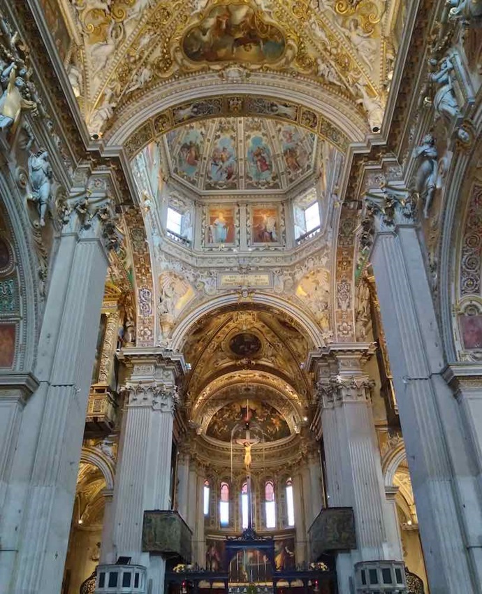 Bergamo Cathedral Interior