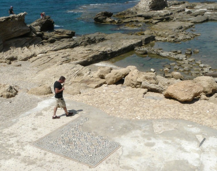 Roman Mosaic in Caesarea