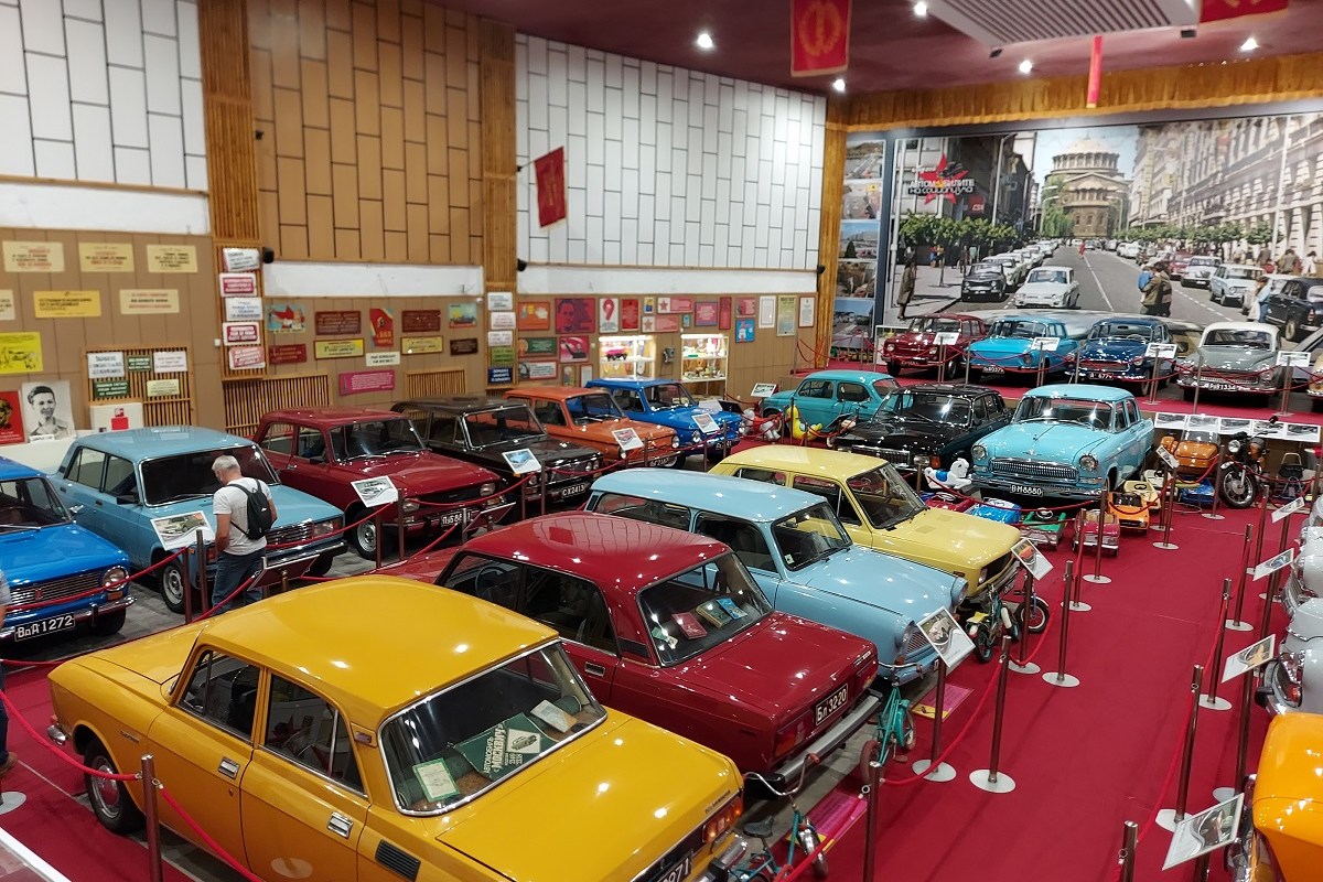 The Cars of Socialism at the Museum in Peshtera Bulgaria