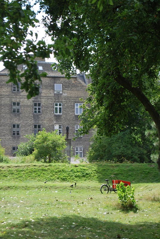 Green space in Christiania, Denmark