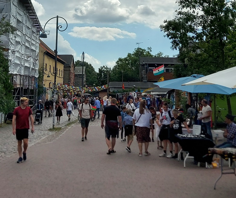 A walk down Pusher Street