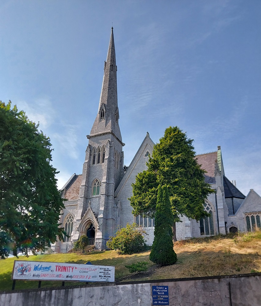 A beautiful cathedrals on a side street in Cork City
