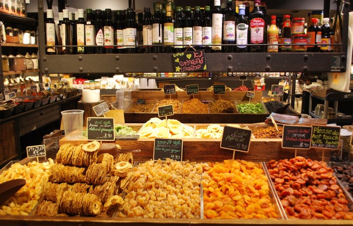 Delicacies shop in Sarona Market.