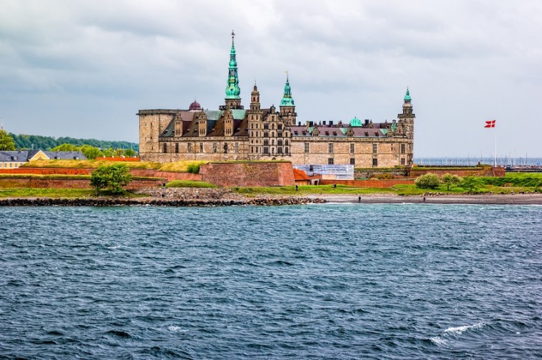 Kronburg Castle in Elsinore, one of the beautiful cities in Denmark