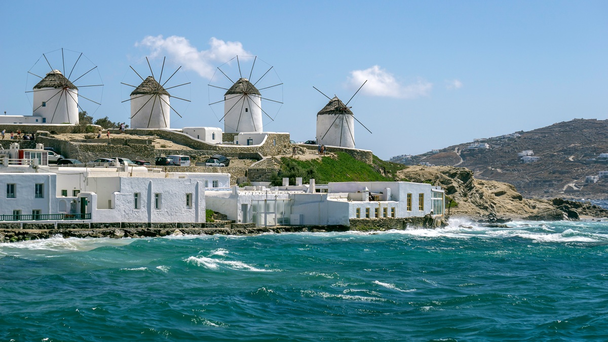 any trip to mykonos should include a visit to the famous windmills