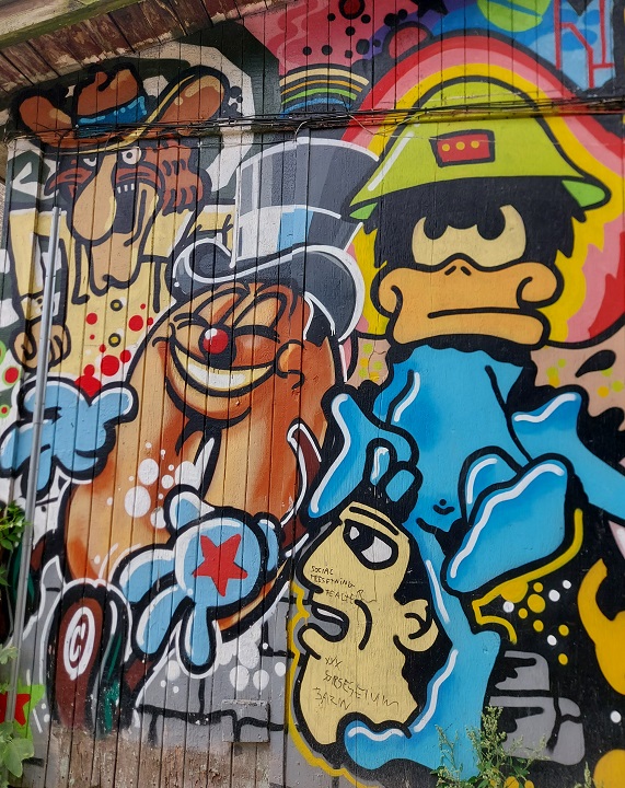 Peanut and Duck painting