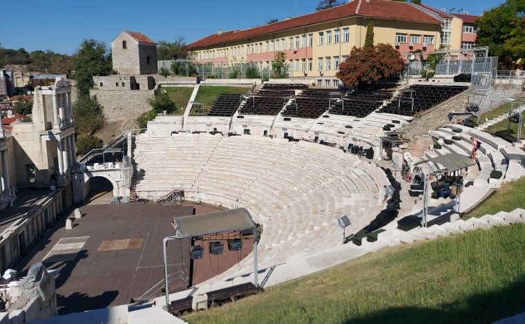 The Roman theater is one of the best things to do in Plovdiv
