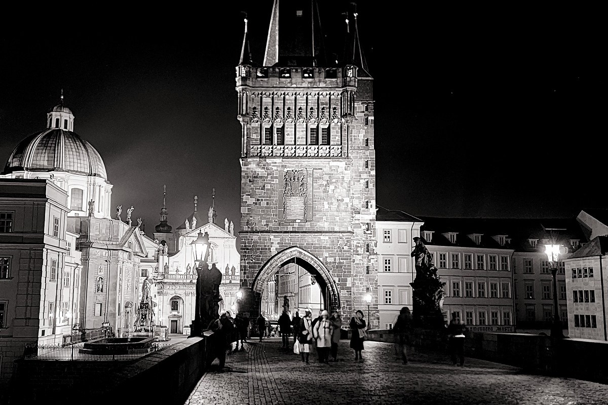 Prague at nightfall is perfect for a ghost stories tour