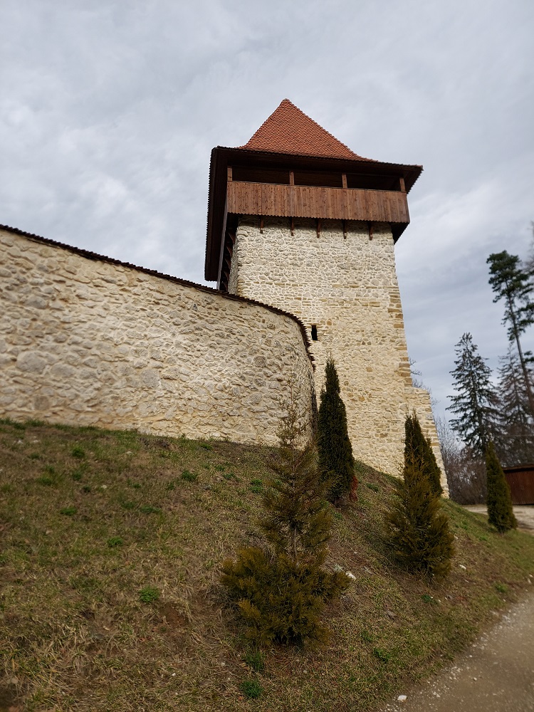 The gate tower of Rasnov Fortress