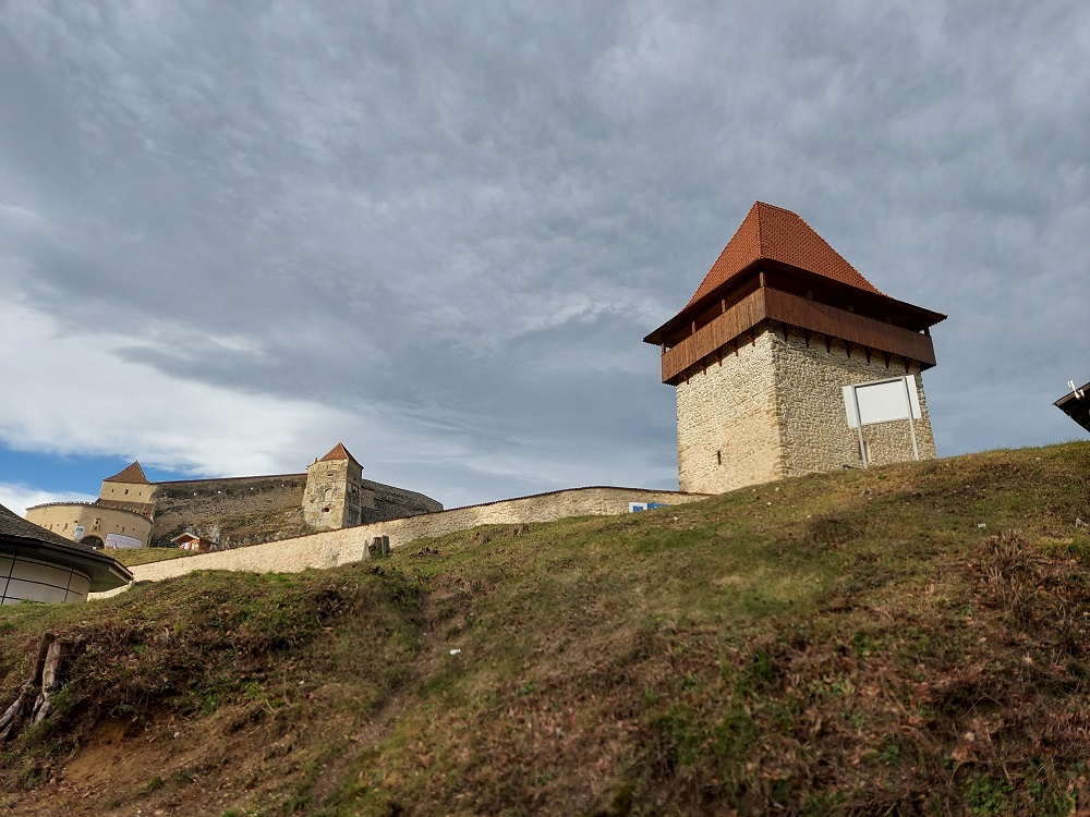 The outside gate tower of the fortress