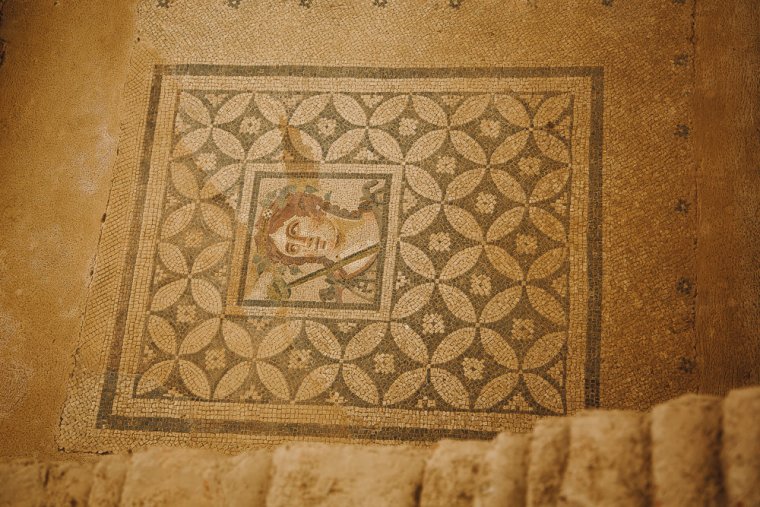 Roman Mosaic at Ephesus in Turkey