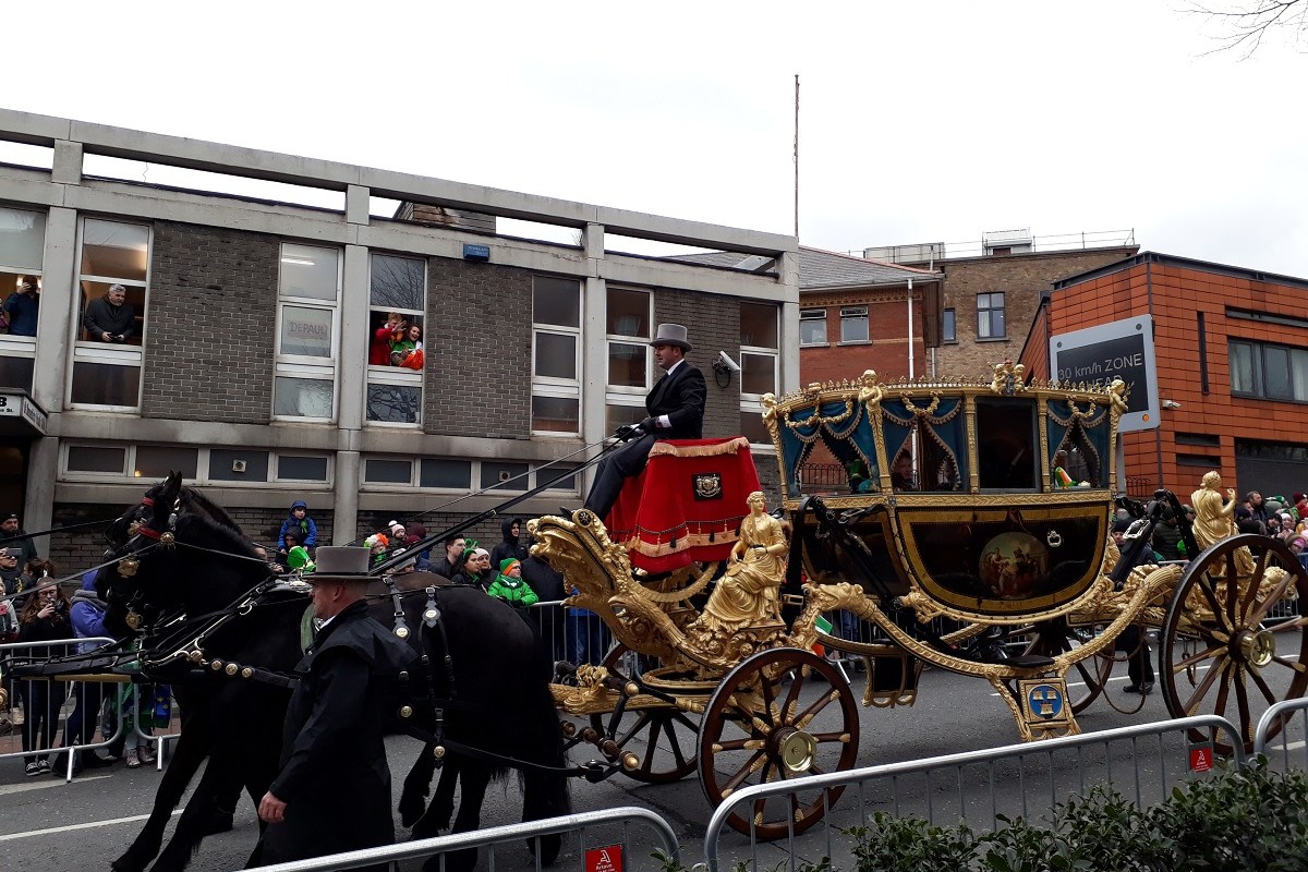 Saint Patrick's Day Parade in Dublin