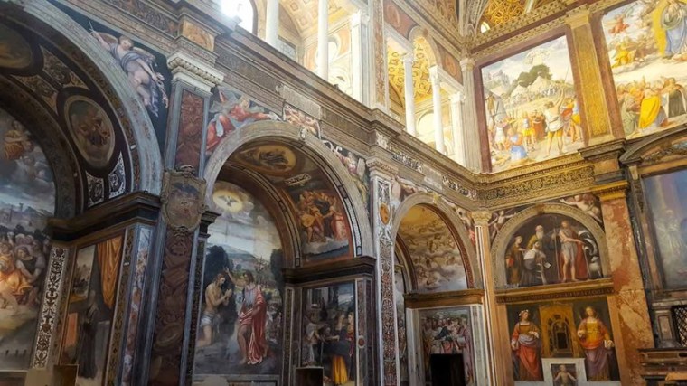 san maurizio church in milan, one of the most beautiful cities in northern italy