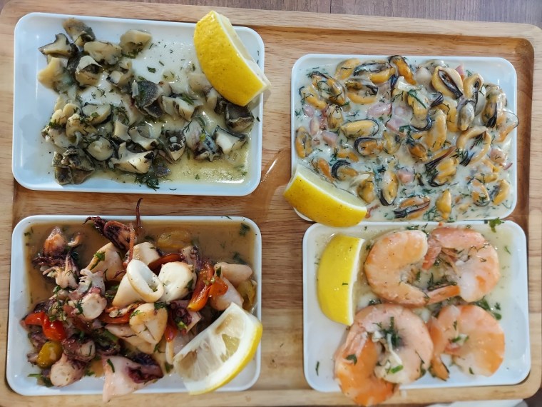 seafood platter - bulgarian food