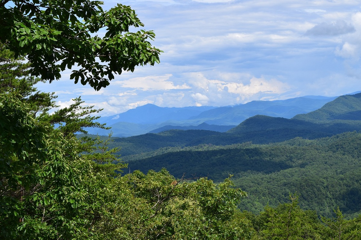 smoky mountains porch view