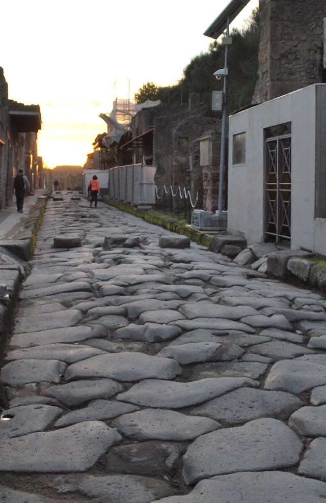 Part of the Roman road.