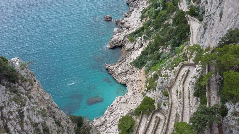 Via Krupp, Capri Island