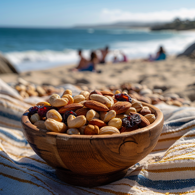 healthy snacks to pack for your beach day